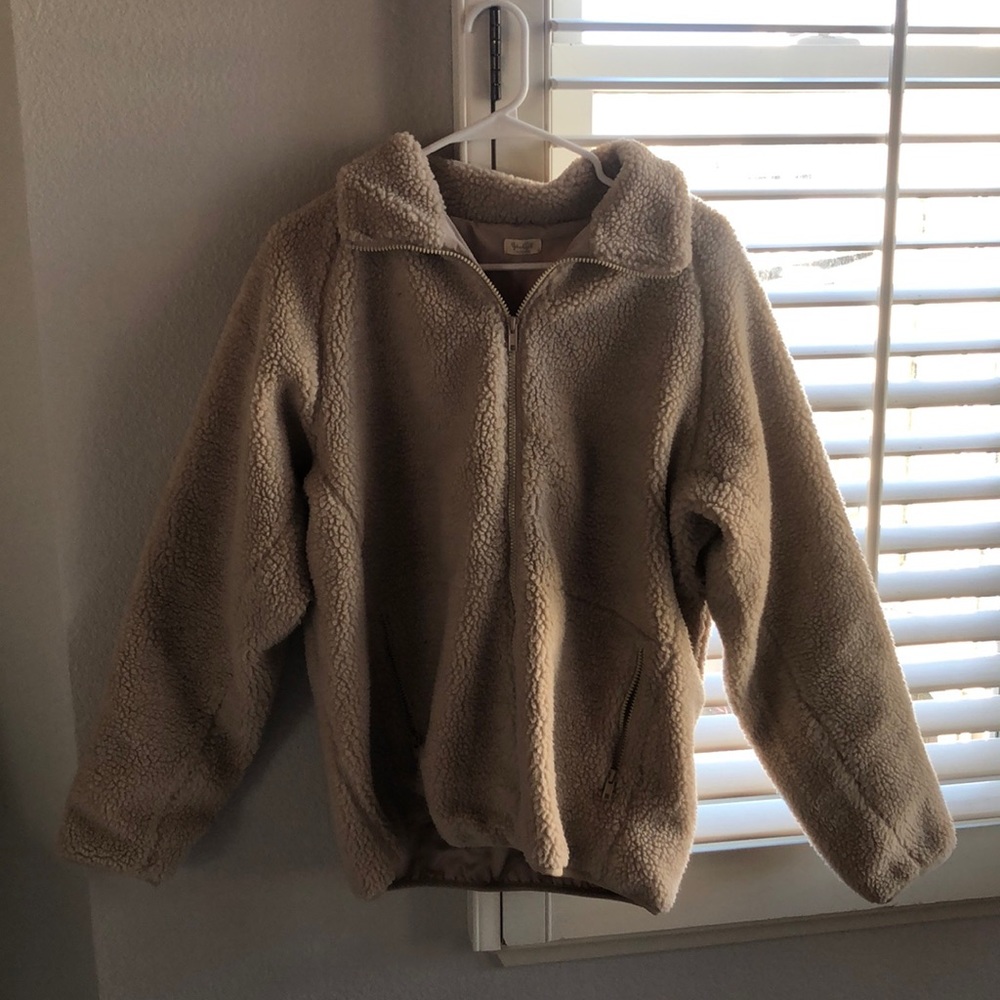 BRANDY MELVILLE willow shearling jacket